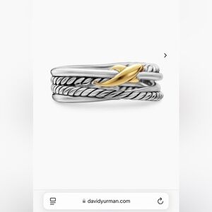 David Yurman X Crossover Band Ring